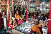 Его Святейшество Далай-лама во время визита в монастырь Сток. Сток, Ладак, штат Джамму и Кашмир, Индия. 8 августа 2016 г. Фото: Тензин Чойджор (офис ЕСДЛ)
