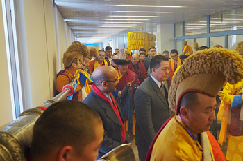 Далай-лама посетил монастырь Гандан Тегченлинг