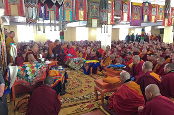Далай-лама посетил монастырь Гандан Тегченлинг