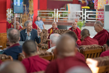 Далай-лама принял участие во втором дне симпозиума «Эмори–Тибет»
