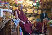 Его Святейшество Далай-лама в монастыре Палъюл Тхуптен Чойкхор Даргьелинг. Бодхгая, штат Бихар, Индия. 31 декабря 2016 г. Фото: Тензин Чойджор (офис ЕСДЛ)