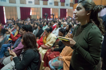 Далай-лама встретился со студентами и преподавателями Колледжа Иисуса и Марии