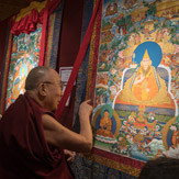 Далай-лама посетил институт Норбулинка