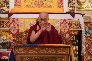 Далай-лама посетил институт Норбулинка