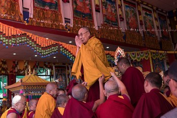 Далай-лама завершил учения в Таванге и прочел публичную лекцию