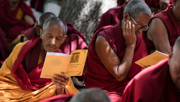 Далай-лама даровал учения по сочинению Чже Цонкапы «Восхваление взаимозависимого возникновения»