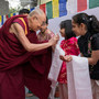 Далай-лама провел беседу об общечеловеческих ценностях в публичной школе Сальвана