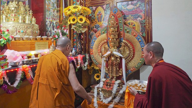 Дээрхийн Гэгээнтэн Далай Лам Мундгод дахь Төвөдийн сууринд хүрэлцэн ирлээ
