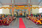 Далай-лама посетил женский монастырь Джангчуб Чолинг и прибыл в монастырь Ганден Лачи