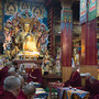 Далай-лама вознес молитвы у ступы Махабодхи и встретился с настоятелями и учителями школы гелуг