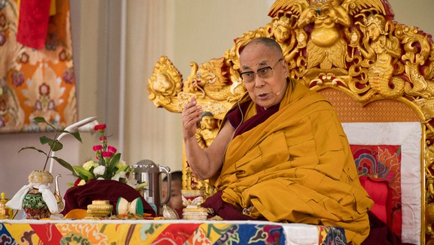 В Бодхгае Далай-лама даровал подготовительное посвящение Ямантаки 13-ти божеств