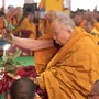 В Бодхгае Далай-лама даровал подготовительное посвящение Ямантаки 13-ти божеств