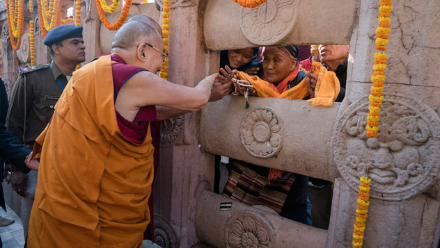 Завершился визит Далай-ламы в Бодхгаю