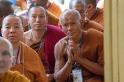 Монахи и монахини из стран Юго-Восточной Азии, прибывшие на учения Его Святейшества Далай-ламы, даруемые по просьбе тибетской молодежи. Дхарамсала, Индия. 6 июня 2018 г. Фото: Тензин Пунцок.